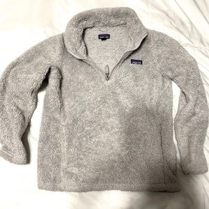 Childrens Patagonia 1/4 Zip Pullover Sweatshirt / Sweater Gray size Large